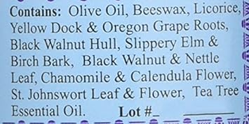 WiseWays Herbals Black Walnut-Tea Tree Salve 2 oz. : Health & Household