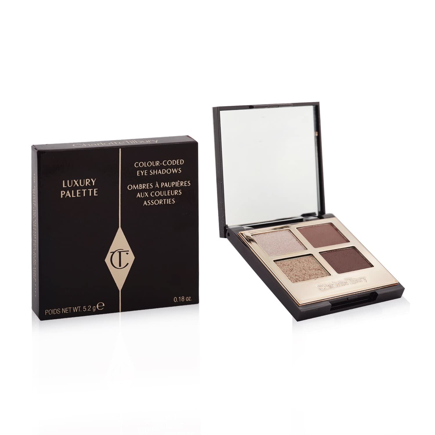 Charlotte Tilbury Luxury Palette Eyeshadows Quad - The Vintage Vamp : Beauty & Personal Care