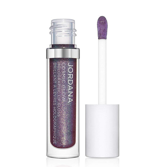 Jordana Cosmic Glow Holographic Lip Gloss - Iridescent Purple : Beauty & Personal Care