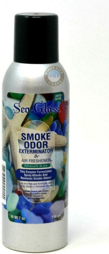 Smoke Odor Exterminator Air Freshener Spray 7 oz (Sea Glass) : Health & Household
