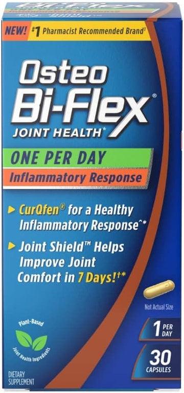 Osteo Bi-Flex One Per Day + Inflammatory Response Joint Health Supplement, Capsules, 30 Ct