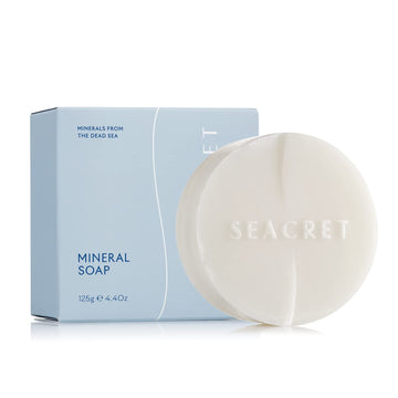 Seacret Dead Sea Soap - Mineral Massage Bar Soap That Nourishes And Soothes The Skin, 4.4 Oz