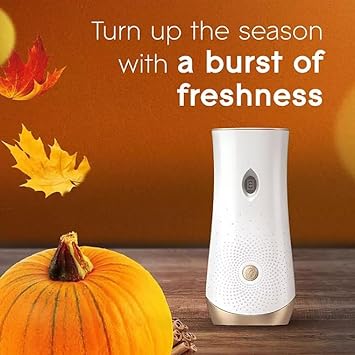 Glade Automatic Spray Air Freshener, 1 Holder + 3 Refills, Mixed Fall Scents Fall Night Long, Autumn Spiced Apple, Golden Pumpkin & Spice : Health & Household
