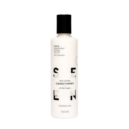 Seen Conditioner & Eco-Refill, Fragrance Free- Non-Comedogenic & Sulfate-Free Hair Conditioner- Dermatologist-Developed - Safe For Sensitive Skin