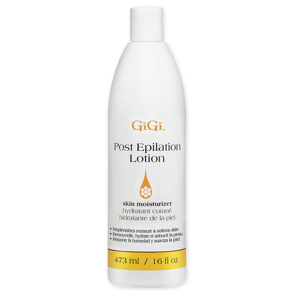 Gigi Post Epilation Lotion, Skin Moisturizer, Replenishes Moisture And Softens Skin, 16 Fl. Oz