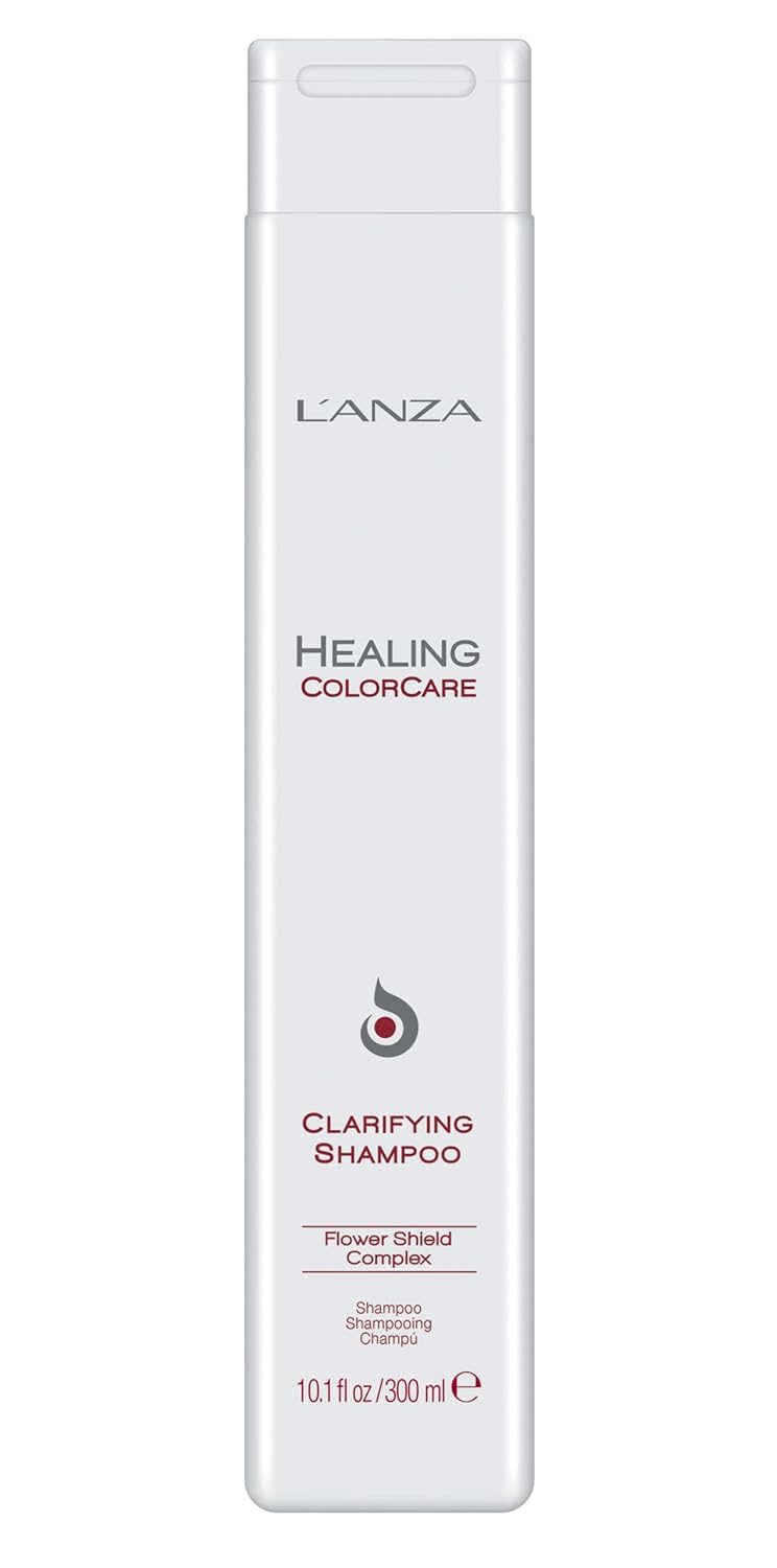 L'Anza Healing Colorcare Clarifying Shampoo, Refreshes, Repairs And Extends Color Longevity, With Sulfate-Free, Paraben-Free, Gluten-Free Formula (10.1 Fl Oz)