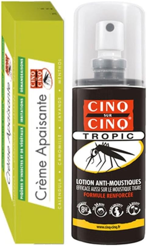 Cinq Sur Cinq 3-In-1 Soothing Cream Duo 40G + Tropic Anti-Mosquitoes Lotion 75Ml