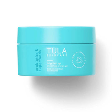 Tula Probiotic Skin Care Brighten Up Smoothing Primer Gel | Silicone-Free, Non-Comedogenic Face Primer Grips Makeup, Infused With Yuzu And Willowherb | 1.41 Fl. Oz