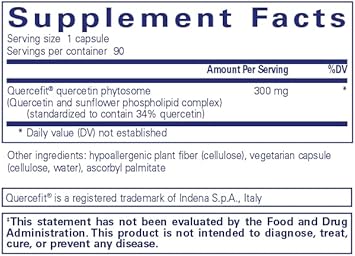 Pure Encapsulations Quercetin Ultrasorb | Enhanced-Absorption Cellular, Immune, And Cardiovascular Support | 90 Capsules