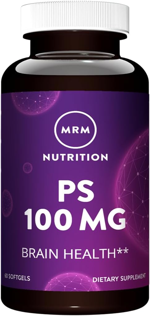 MRM Nutrition PS 100mg | Phosphatidylserine | Brain Health | Memory + Learning | Gluten-Free | 60 Servings