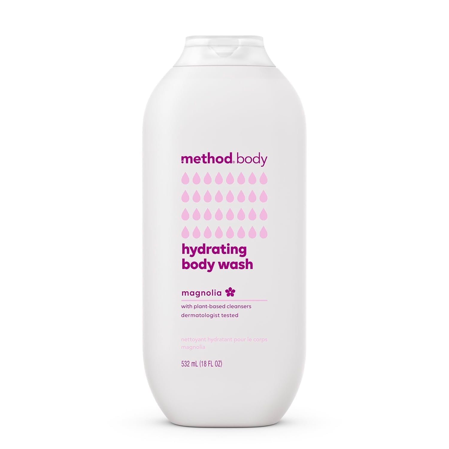 Method Body Wash, Hydrating Magnolia, Paraben And Phthalate Free, 18 Oz (Pack Of 1)