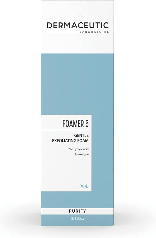 Dermaceutic Foamer 5 - Gentle Foaming Cleanser - Brightening Face Wash - Exfoliating Cleanser For A Clear And Bright Complexion - 100Ml