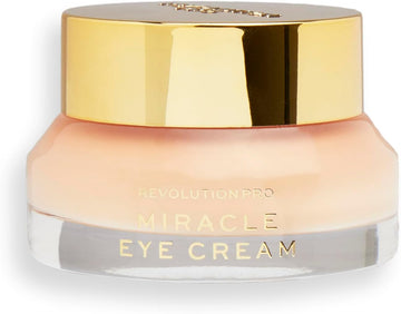 Revolution Pro, Miracle Eye Cream, Hydrating & Beautifying Eye Cream, Reduces Dark Circles & Fine Lines, Contains Vitamin C, 15 Ml