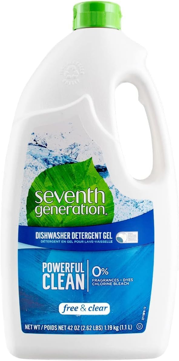Seventh Gen Dishwasher Gel Free & Clear (42 Oz Bottle)