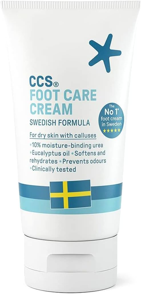 Ccs Professional Foot Care Cream 60 Ml - Moisturise And Protect Dry And Callused Feet, Contains 10% Urea And Eucalyptus Oil, Clinically Tested, Suitable For Diabetics (Pack Of 2)