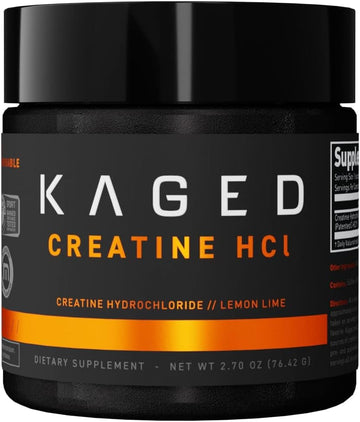 Kaged Creatine Hcl Powder | Lemon Lime | Muscle Building And Recovery Supplement | Patented Formula | Highly Soluble Powder | 75 Servings