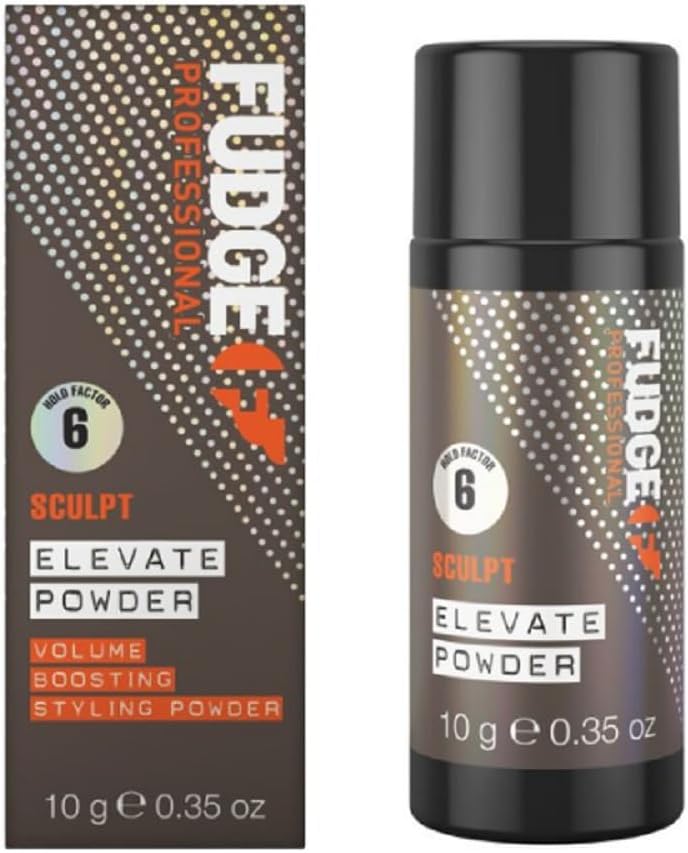 Fudge Professional Elevatepowder, Volume Boosting Styling Powder, Matte Finish, Texturizing Hair Styling, Unisex, 10 G