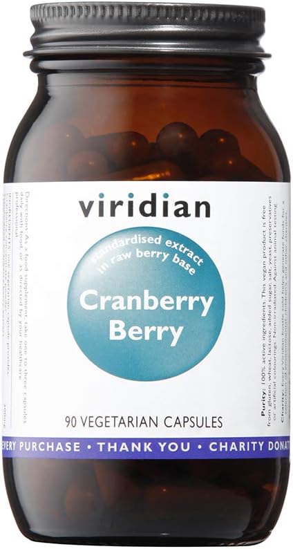 Viridian Cranberry Berry: 90 Veg Caps