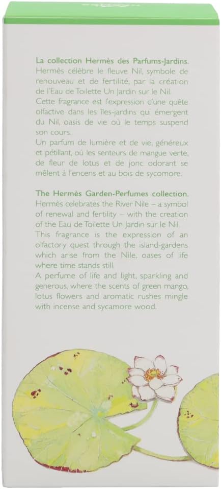 Hermes Un Jardin Sur Le Nil Eau De Toilette For Women And Men 100 Ml