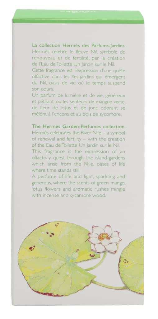 Un Jardin Sur Le Nil By Hermes 3.3 Oz Eau De Toilette Spray : Hermes Perfumes : Beauty & Personal Care