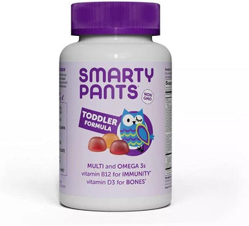 Smartypants Gummy Multivitamins: Toddler Formula: Multivitamin, Omega 3S, And Vitamin D3 - Single Bottle, 2.5 Week Supply, 70 Count