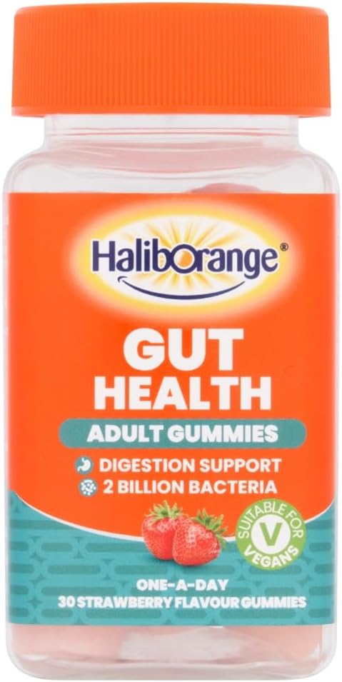 Haliborange Adult Gut Health - 30 Strawberry Gummies : Amazon.co.uk: Health & Personal Care