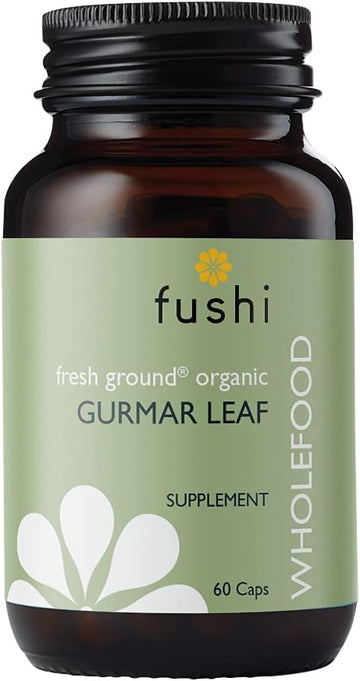 Fushi Organic Gurmar Leaf Capsules, 60 Caps | Fresh-Ground Whole Food | Helps Appetite and Weight Loss | Indigenously Sourced, Ethical & Vegan | Made in the UK