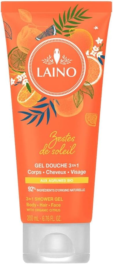 Laino Moisturising 3 In 1 Shower Gel Citrus 200Ml