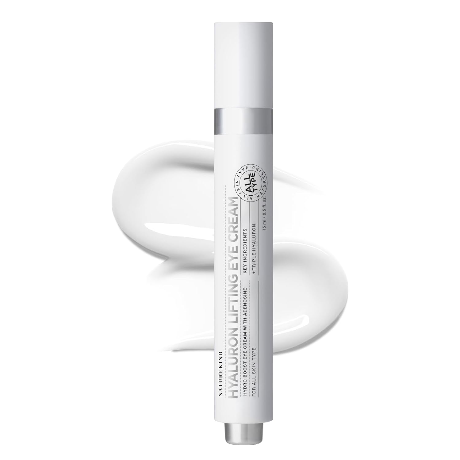 Hyaluron Lifting Eye Cream, Hyaluronic Acid, 5% Arbutin, Niacinamide For Puffy Eyes, Dark Spot And Fine Lines, Hydrating Under Eye Bag, Korean Skin Care, 15Ml, 0.5 Fl. Oz