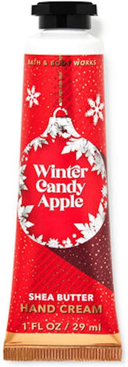 Bath & Body Works Winter Candy Apple Shea Butter Travel Size Hand Cream 1 oz (Winter Candy Apple)