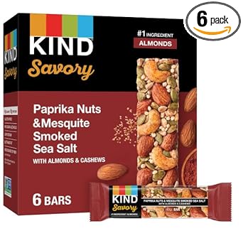 Kind Bars, Paprika Nuts & Mesquite Smoked Sea Salt, 6 Count