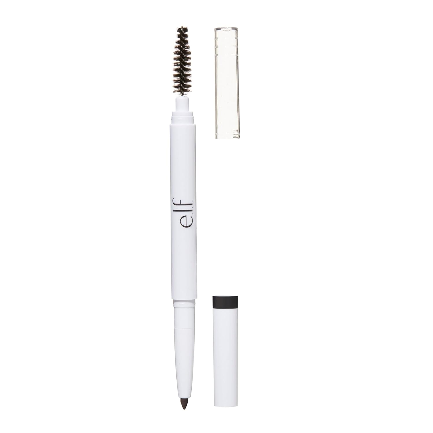 E.L.F. Instant Lift Brow Pencil, Dual-Sided, Precise, Fine Tip, Shapes, Defines, Fills Brows, Contours, Combs, Tames, 0.006 Oz, Deep Brown, 1 Count