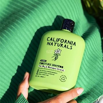 California Naturals Moisture Shampoo and Conditioner for Dry, Damaged Hair, Hair Care Bundle for Women and Men, Natural, Vegan, Cruelty, Silicone, Paraben, and Sulfate Free, Color Safe, 12 fl oz : Beauty & Personal Care