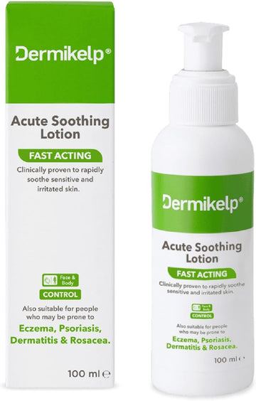 Dermikelp® Acute Soothing Lotion – Fast-Acting Care For Sensitive, Dry Skin – Improves The Appearance Of Redness – Dermatologist-Tested With Natural Active Ingredient