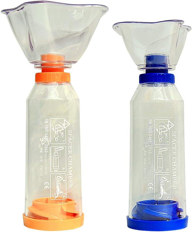 Aerosol Spacer Chamber - Compact Asthma Inhaler With Masks (Suitable For Children And Adults) (2)