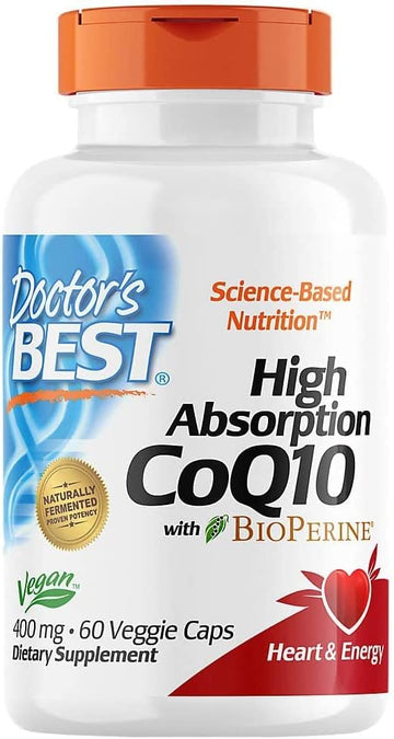 Doctor's Best - High Absorp Co Q 10 W/Bio, 400mg, 60 veggie caps