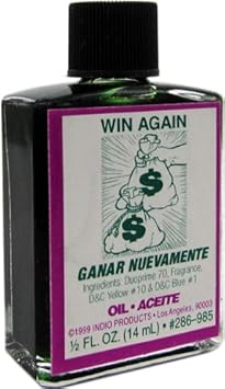 Indio Products Win Again Oil 1/2 Fl. Oz. : Beauty & Personal Care