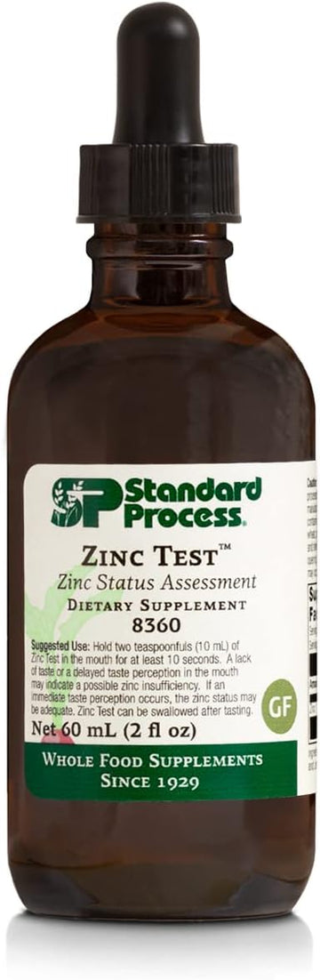 Standard Process Zinc Test - Zinc Standard Process Supplements - 2 Fl. Oz
