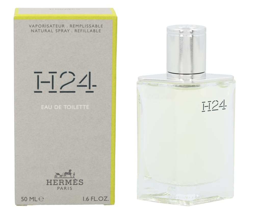 H24 By Hermes For Men 3.3 Oz Eau De Toilette Refillable Spray : Beauty & Personal Care