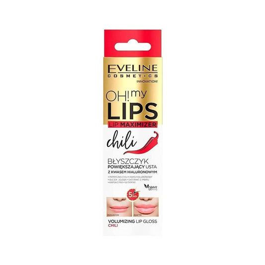 Eveline Cosmetics Oh My Lips Lip Maximiser Chilli 5ml : Beauty & Personal Care