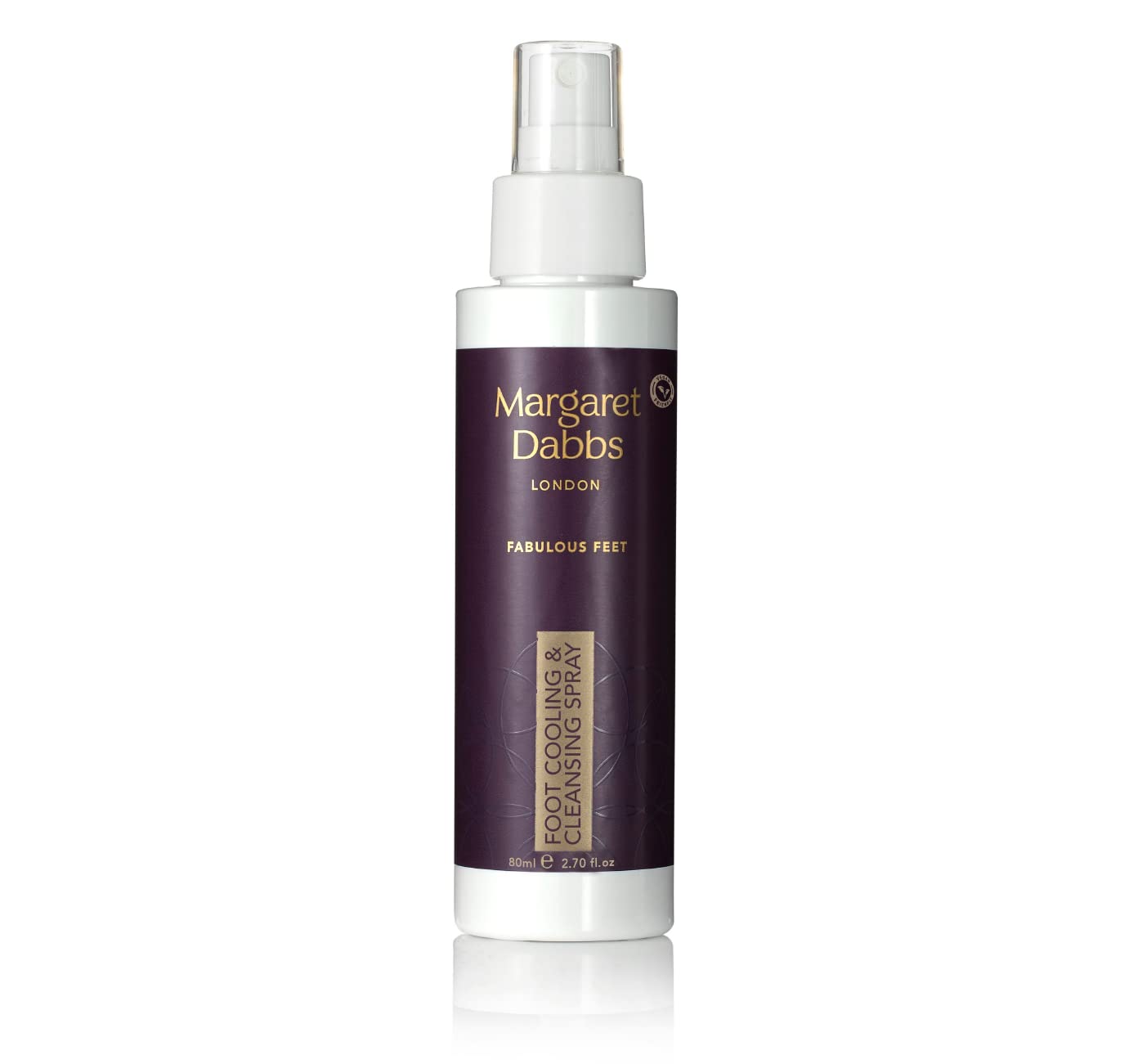 Margaret Dabbs London Foot Cooling And Cleansing Spray - Vegan Formula - Foot Spray For Smelly Feet - Witch Hazel Spray To Relieve Tired Feet - 2.7 Oz : Health & Household