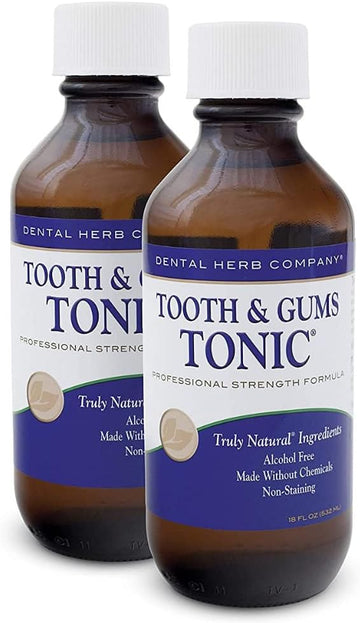 Dental Herb Company - Tooth & Gums Tonic (18 oz.) Mouthwash (2 Bottles)