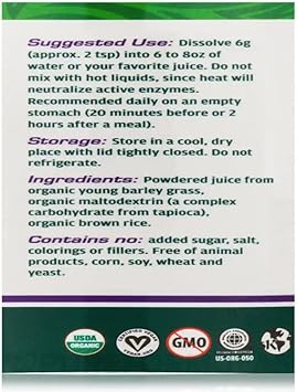 Green Foods, Green Magma Organic, 10.6 Ounce : Grocery & Gourmet Food