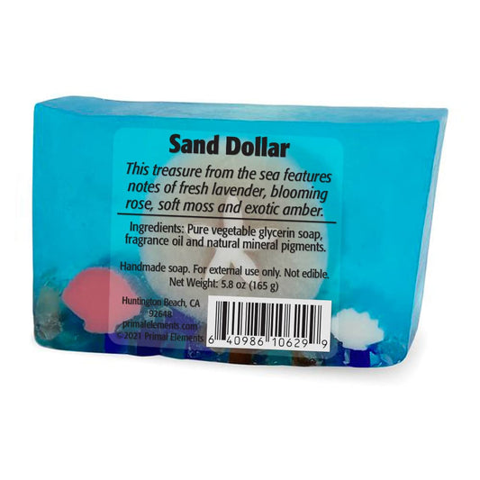 Primal Elements Glycerin Bar Soap | Helps All Skin Types, Sensitive, Oily & Dry Skin | No Parabens, Vegan, Gluten Free, 100% Vegetable Base - (Sea Turtles)