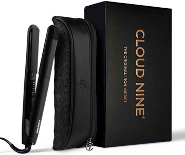Cloud Nine The Original Hair Straightener Gift Set | Variable Temperature Control Ceramic Floating Plates 360° Swivel Cord | Perfect For Everyday Straightening | Strong Shiny Sleek Results