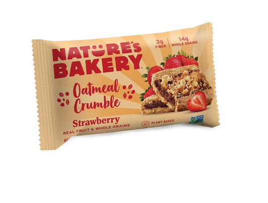 Nature'S Bakery Oatmeal Crumble Bars, Strawberry, 6-6 Count Boxes (36 Bars), Vegan Snacks, Non-Gmo