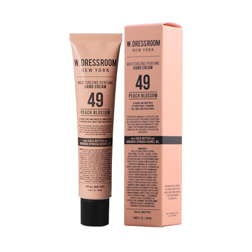 W.Dressroom No.49 Peach Blossom Moisturizing Hand Cream For Dry Hands, Non-Greasy Korean Hand Lotion & Hand Care For Women With Hydrating Formula, Travel Size (1.69 Fl Oz)