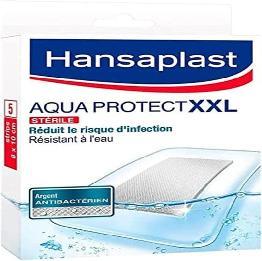 Hansaplast Hp Aqua Protect Xxl Waterproof Dressings, Pack Of 5, 8 X 10 Cm