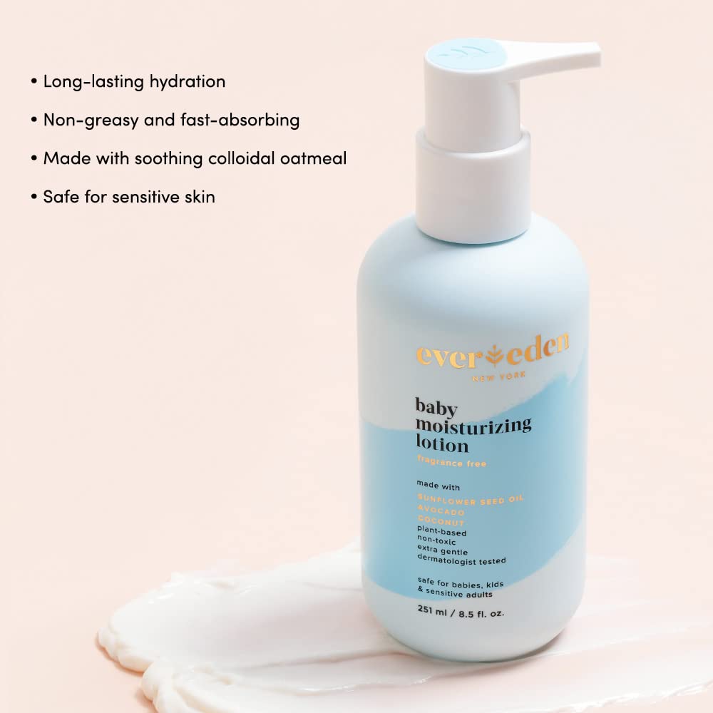 Buy Evereden Baby Skin Moisture Duo | Soothing Baby Massage Oil, 4 fl oz & Fragrance Free Baby Moisturizing Lotion, 8.5 fl oz | 2 Item Bundle Set | Clean and Unscented Baby Care on Amazon.com ? FREE SHIPPING on qualified orders