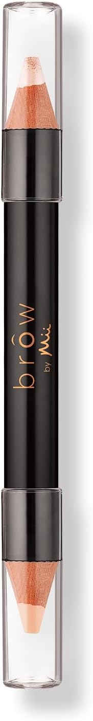 Mii Cosmetics Brow by Mii Conceal & Contour Duo, Dual-Ended Eyebrow Concealer & Brow Highlighter, Highlights & Defines Eyebrows, Creamy & Blendable, Perfectly Peach : Amazon.co.uk: Beauty
